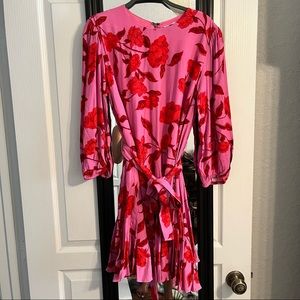 Olivaceous Floral Mini Dress Size M